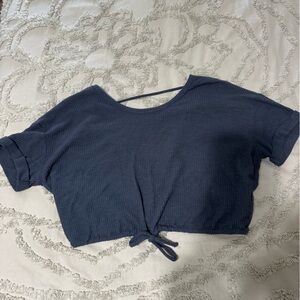 aeropostale cute knit top with open back size small